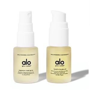 Alo unopened moisturizing oil set